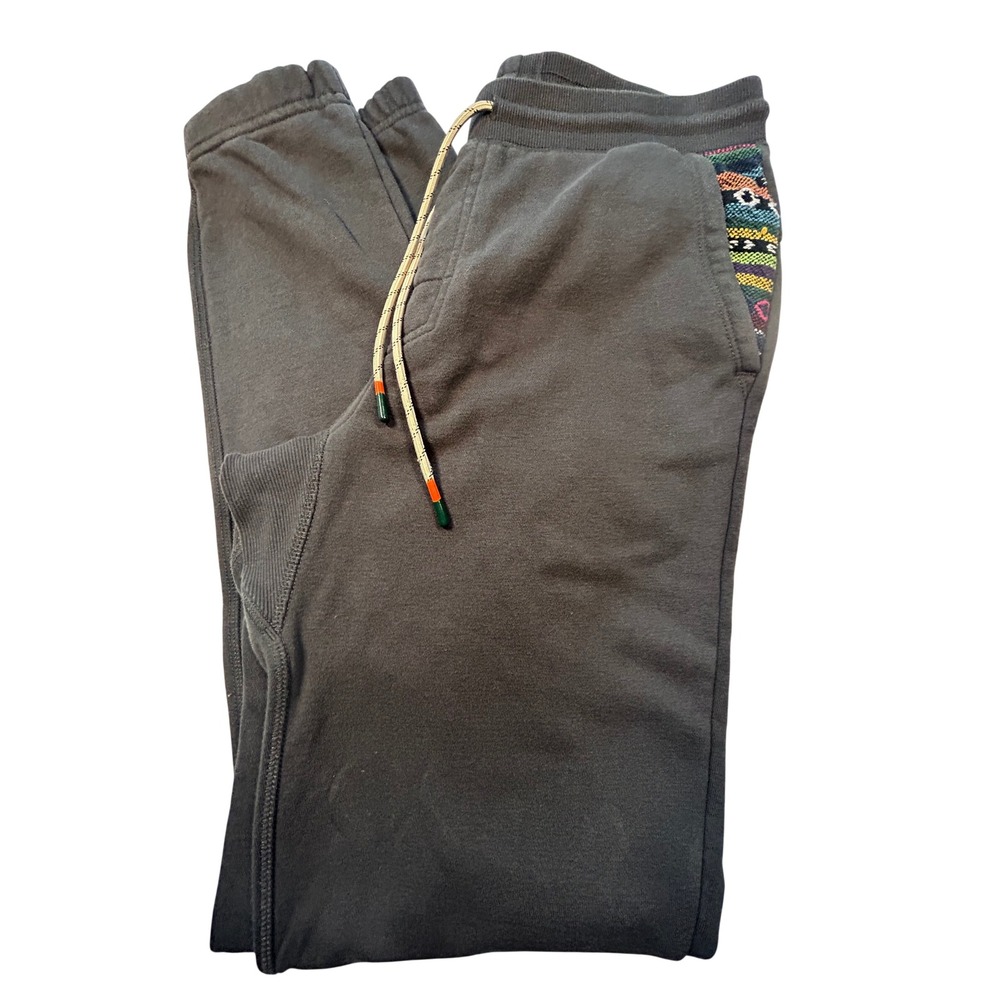 Howler Bros Jogger Pants Mens M Gray Serape Pocket Sweatpants 141021F